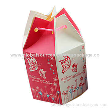 Gift Box for Candy, Coming in Beautiful Shape, Customized Sizes and Materials, Excellent Printing